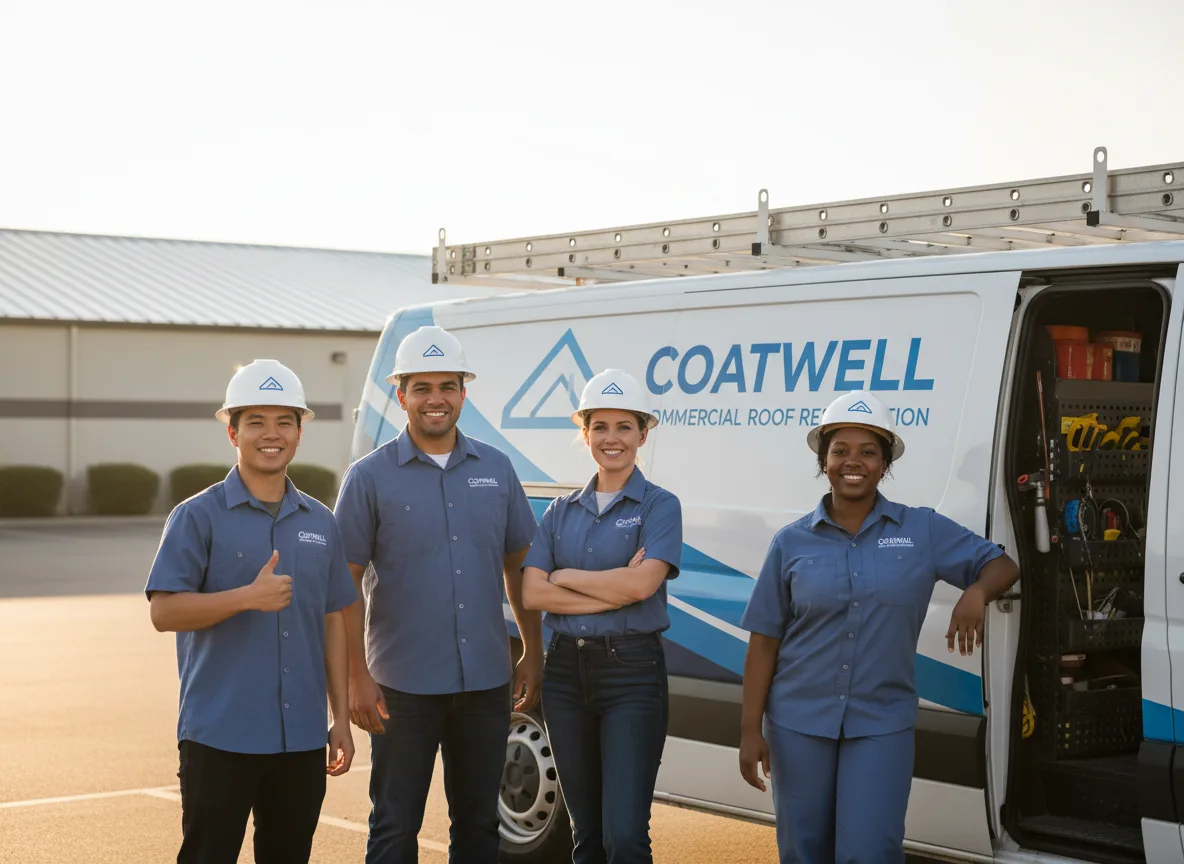 Commercial roof coating company in Henriette, MN